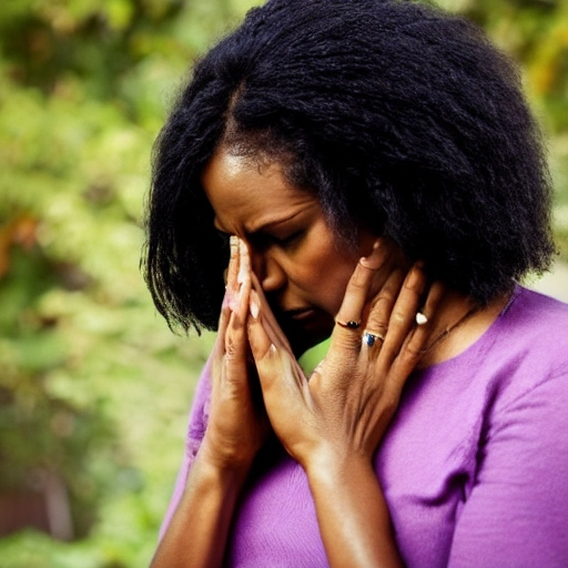 Black Woman Praying Stock Photos