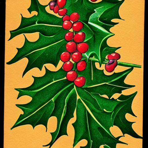 Holly Clip Art Stock Photos